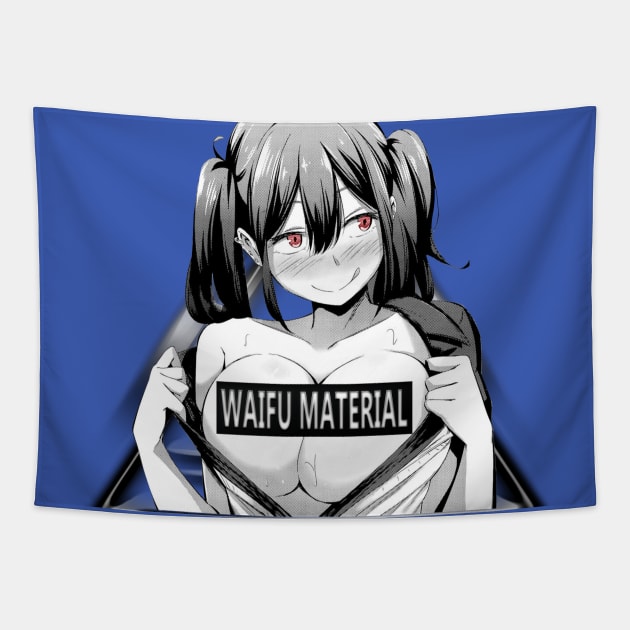 Funny Waifu Material Lewd saying Otaku Sexy Anime Women's Tank Top