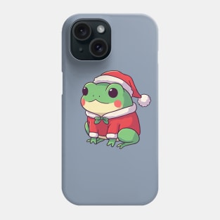 Cute Christmas Frog Santa Phone Case