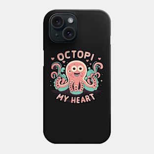 Octopi My Heart Sea Life Shirt Phone Case