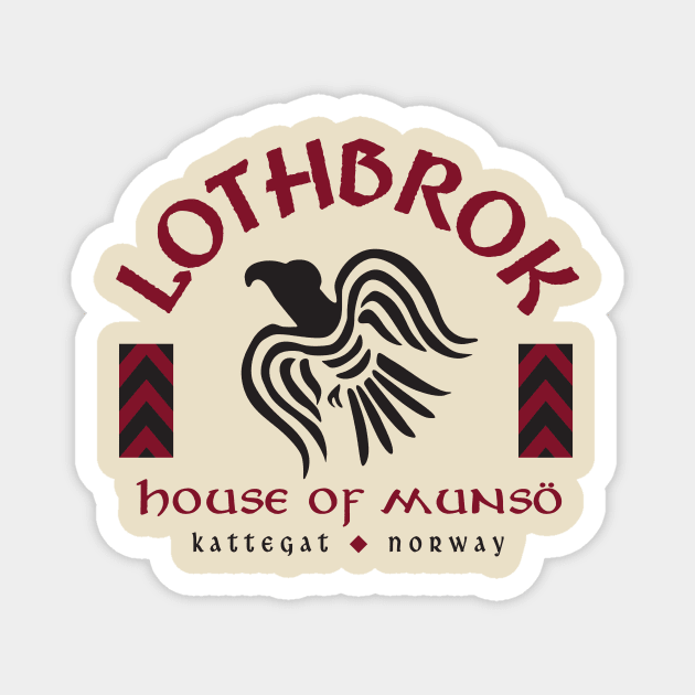 Lothbrok Magnet by MindsparkCreative