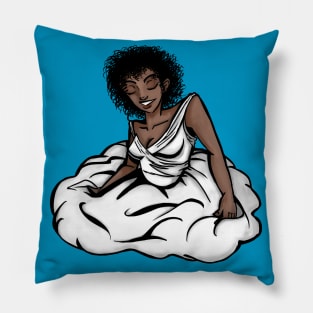 Cloud girl Pillow