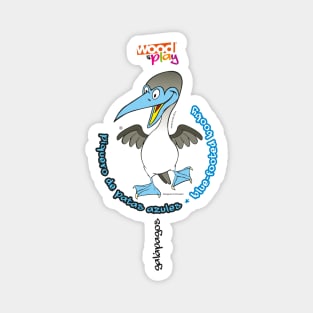 Blue-footed BOOBY Wood&Play Galapagos Magnet