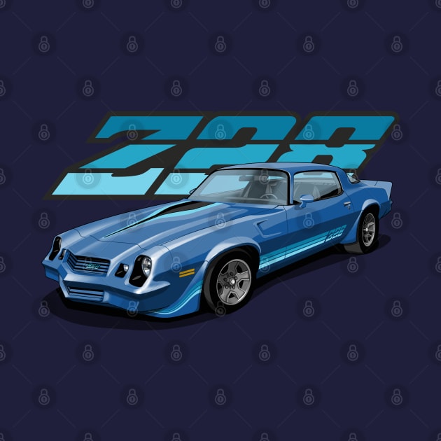 1981 Chevrolet Camaro Z28 in blue by candcretro