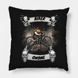 Biker Gnome Pillow