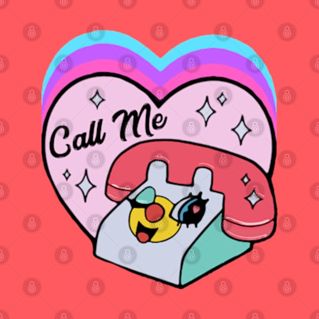 Cute Call Me Telephone by BrandyRay