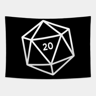 20 sided dice Tapestry