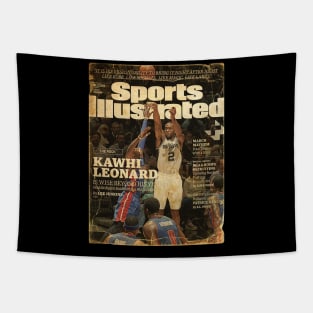 COVER SPORT - SPORT ILLUSTRATED - KAWHI LEONARD Tapestry