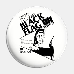 BLACK FLAG Pin