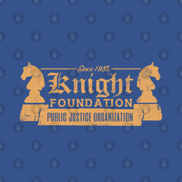 Discover Knight Foundation, distressed - Knight Rider - T-Shirt