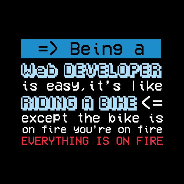 Being a Web Developer is easy... by awjunaid