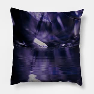 February Birthstone Purple Crystal Pillow