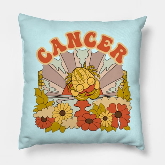 Cancer Zodiac Pillow by Oiyo