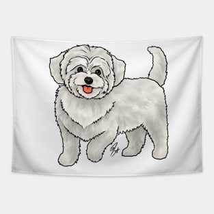 Dog - Maltipoo - White Tapestry