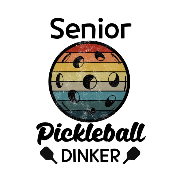 Senior Pickleball Dinker by DvR-Designs