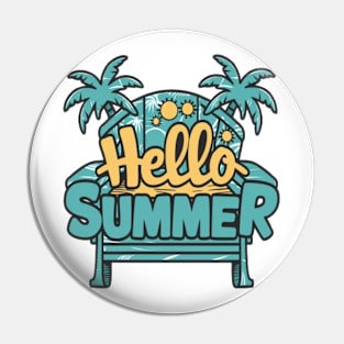 Hello summer and happy day Pin