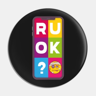 R U OK text message Pin