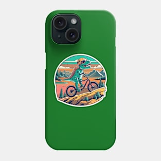 T-Rex Mountain Biking Adventure Phone Case