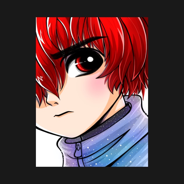 Portrait of Red Hair Boy by alien3287