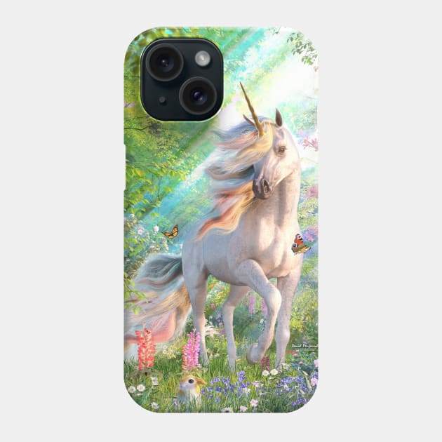 Enchanted Forest Unicorn Phone Case by David Penfound Artworks