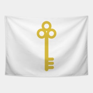 Vintage Gold Key Tapestry