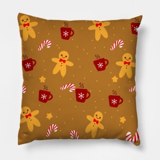 Gingerbread christmas pattern 1. Pillow