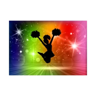 Cheerleader Cosmic Stars T-Shirt