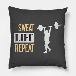 Sweat Lift Repeat Pillow