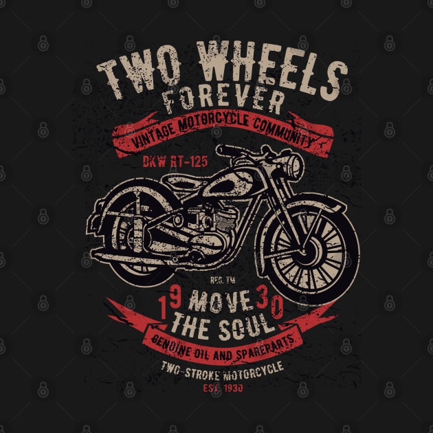 Two Wheels Forever Tazzum by Tazzum