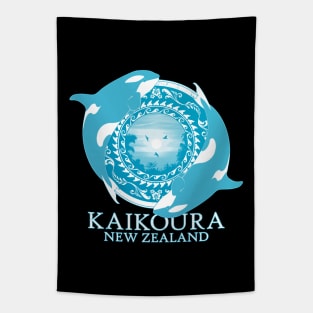 Orca Killer whales Kaikoura New Zealand Tapestry