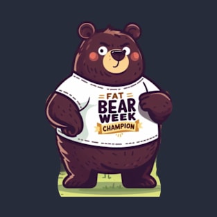 fat bear week funny T-Shirt