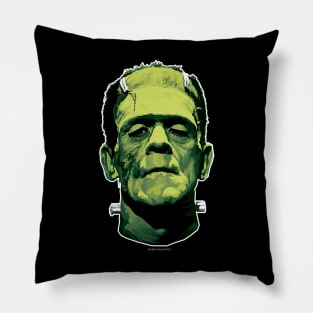 The Monster (Classic Greens Version) Pillow