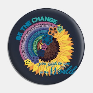 Be the change Pin