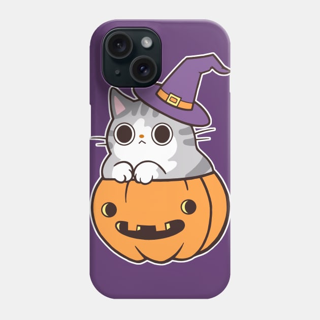 Pumpkin Cat Phone Case by SarahJoncas