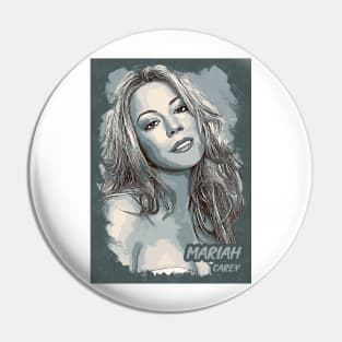 Mariah Carey Poster Art Pin