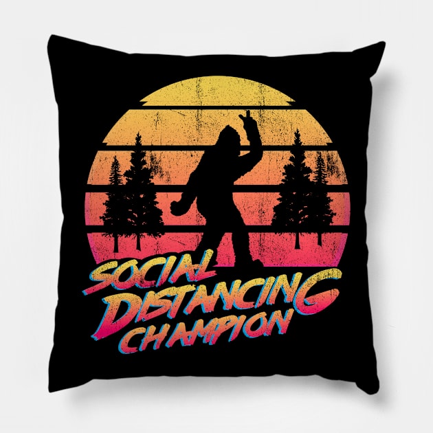 Social Distancing Champion 2020 Pillow by G! Zone