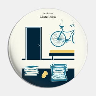 Martin Eden's room - 3 colors Pin