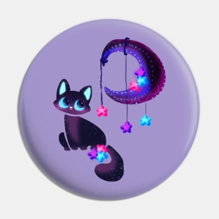 Galaxy Kitty Pin