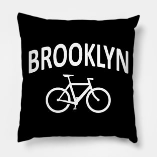 I Bike Brooklyn Pillow