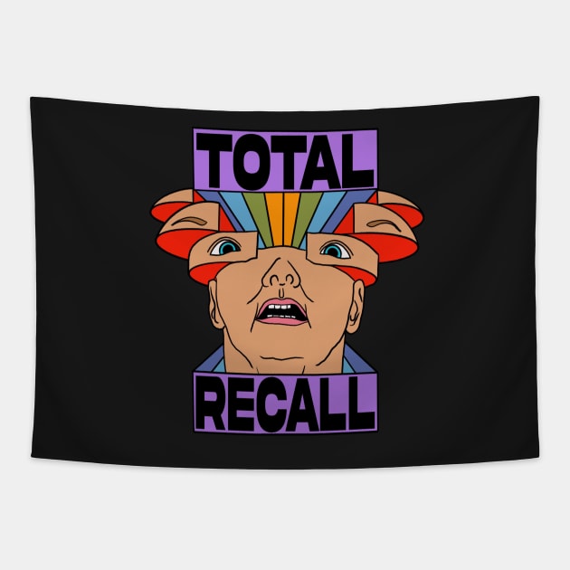 "Total Recall" Head Splitter Tapestry by motelgemini