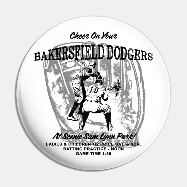 Bakersfield Dodgers Pin by Vandalay Industries