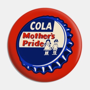 Vintage Mothers Pride Cola Bottlecap Pin