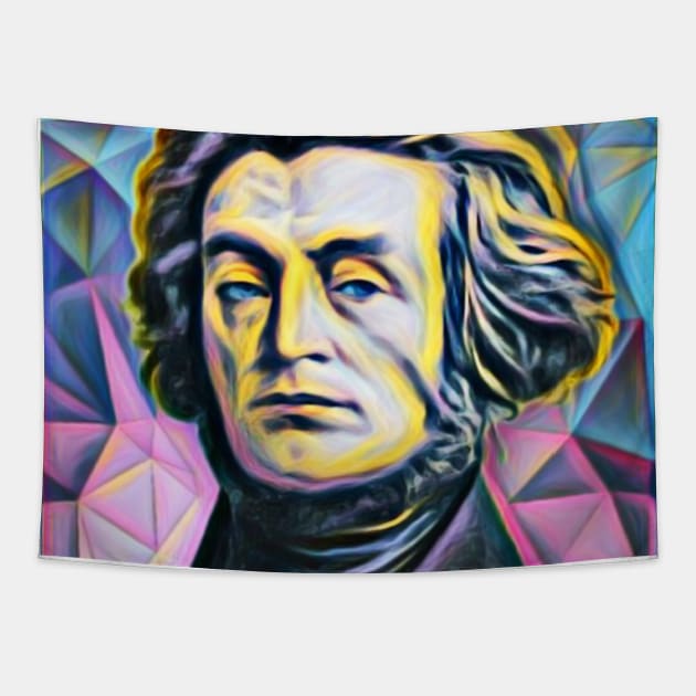 Adam Mickiewicz Portrait | Adam Mickiewicz Artwork 10 Tapestry by JustLit