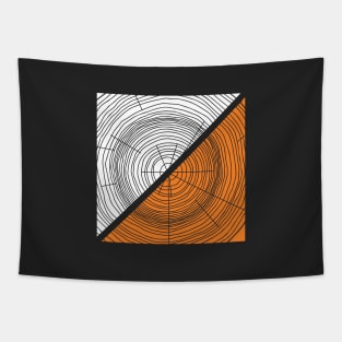 Orienteering Sport Tree Ring Orienteerer Hiking Tapestry