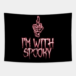 I'm With Spooky Tapestry