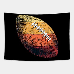 Vintage Retro Football Tapestry