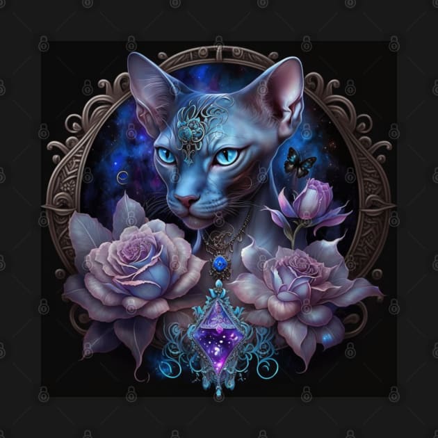 Enigmatic Glowy Sphynx by Enchanted Reverie