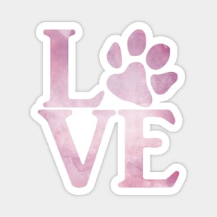 L-paw-VE Pink Magnet