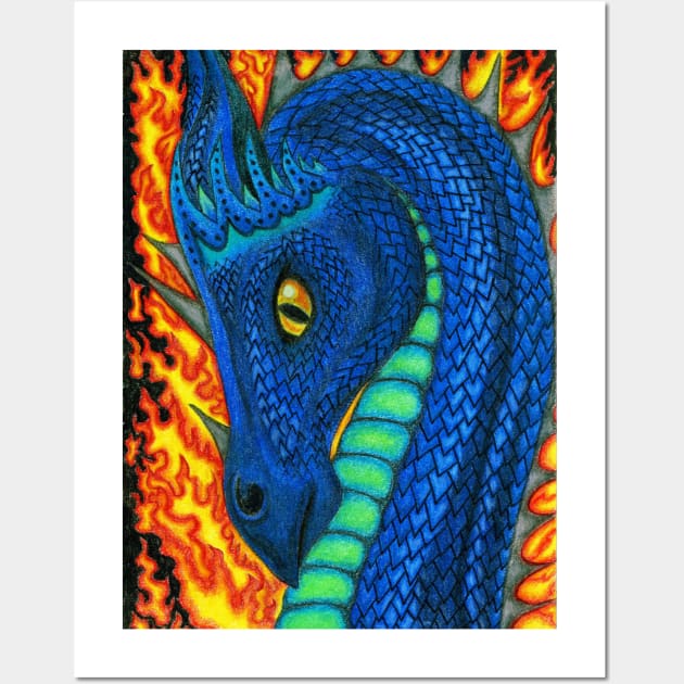 Art Poster Dragon fire