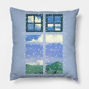 The first snowfall Pillow