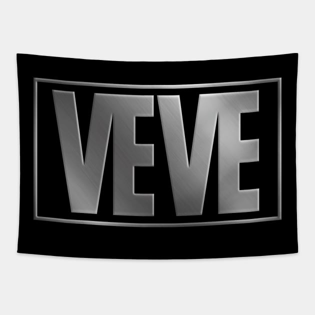 VeVe - Marvel inspired logo Tapestry by info@dopositive.co.uk